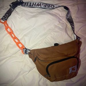 Off white fanny pack x carhartt